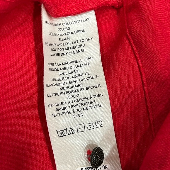 NWOT Anthropologie Red Halter Flounce MIDI Dress With Side Zip - Picture 9 of 11